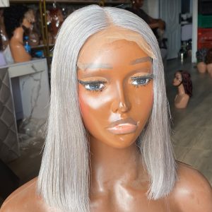 Home 14 inches 5by5 grey bob