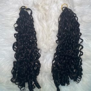 Home pixie lookalike feather crochet